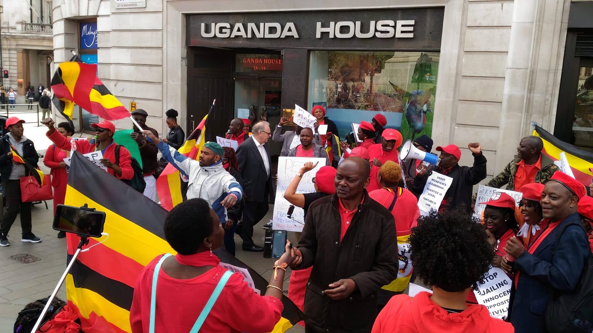 Uganda Diaspora Protests
